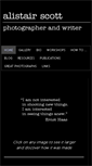 Mobile Screenshot of alistairscott.com